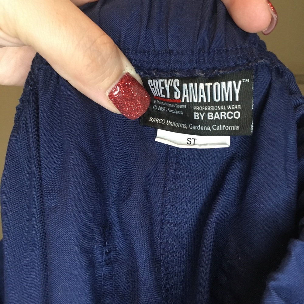 Grey’s Anatomy Royal Blue Scrub Pants ST